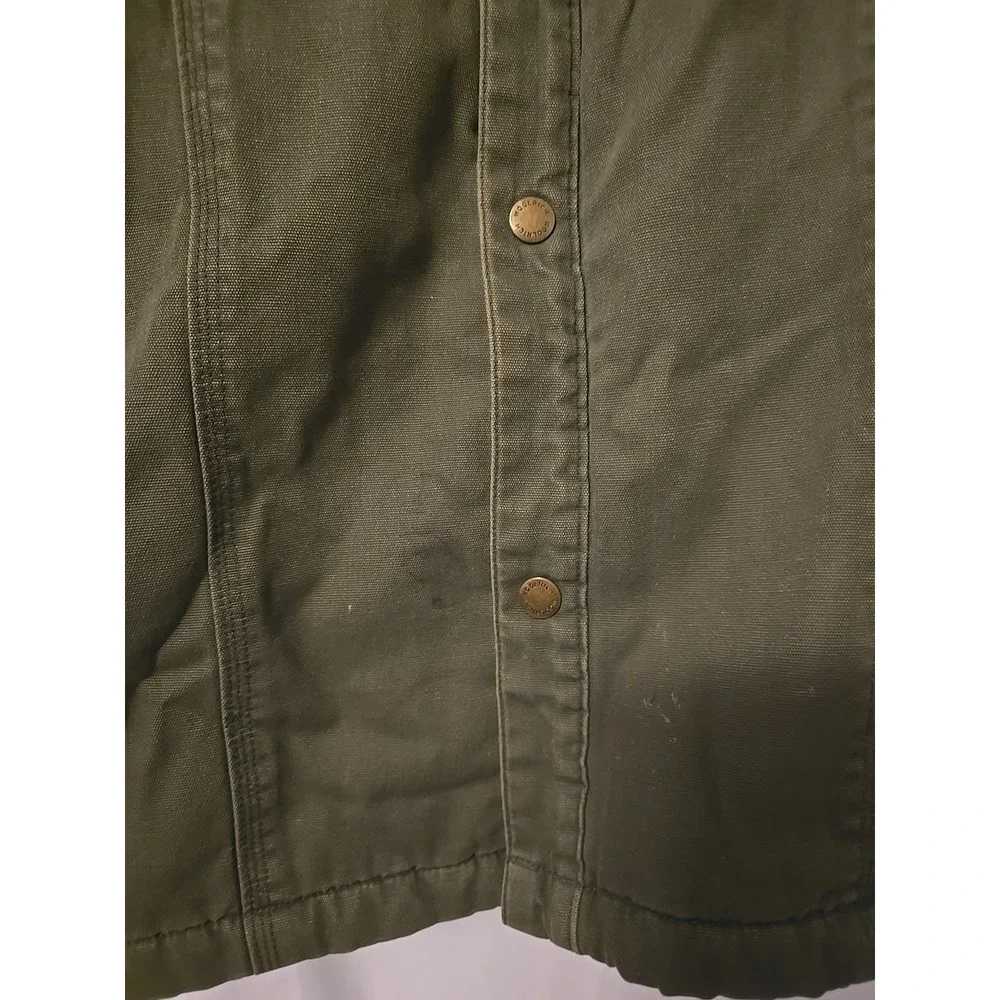 Vintage 1990's Woolrich Men's Field Barn Jacket Olive Green Size Large